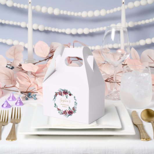 Bloemenkrans Moeder en Baby Zegen Partij Bedankdoosjes (Huwelijk)