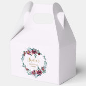 Bloemenkrans Moeder en Baby Zegen Partij Bedankdoosjes (Achterkant)