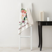 Bloemenkrans Monogram Baby Sherpa Deken (In situ)