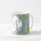 Bloemenkrans Monogram Koffiemok (Voorkant rechts)
