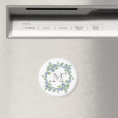 Bloemenkrans Monogram Magneet (Insitu (Vaatwasser))