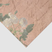Bloemenkrans Roos Ephemera Bee Decoupage Tissuepapier (Detail)