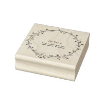 Bloemenkrans stempel
