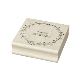 Bloemenkrans stempel