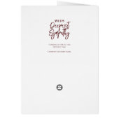 Bloemenkrans sympathie (Achterkant)