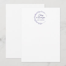 Bloemenkrans van lavendelhartjes