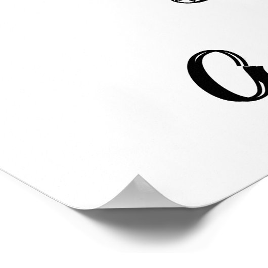 Bloemenkrans verjaardag poster (Hoek)