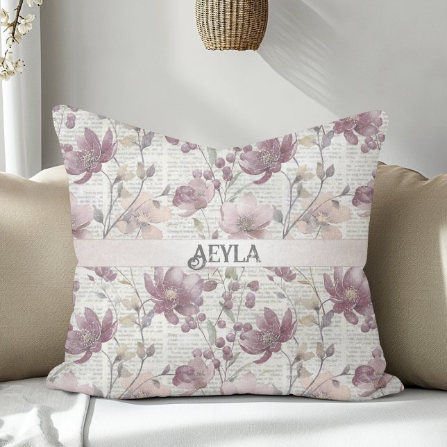  bloemenkrantenpatroon kussen (Creator heeft geüpload)