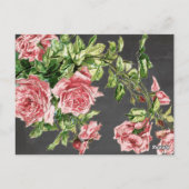 Bloemenkrijtbord Dank u kaart (Achterkant)
