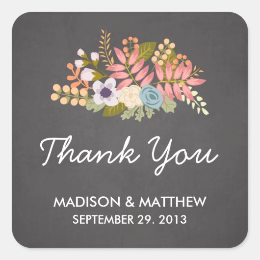 BLOEMENKRIJTBORD | WEDDING GUNSTIGER LABELS (Voorkant)