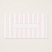 Bloemenkroon Monogram Geschenkregistratiekaart Visitekaartje (Achterkant)