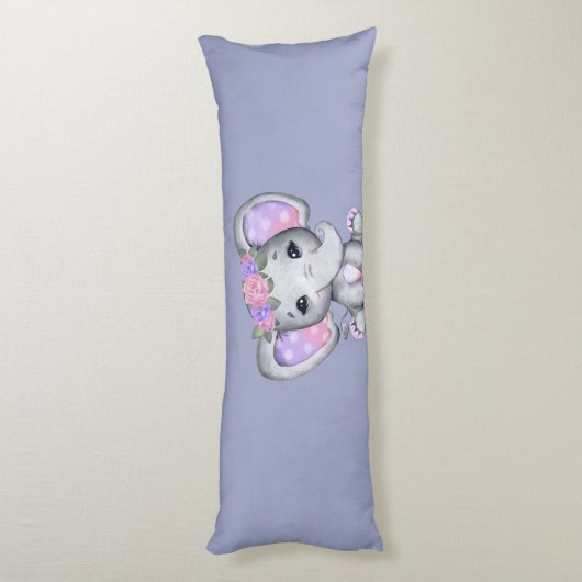 Bloemenkroon Olifant Kussen Lichaam (Achterkant (Verticaal))