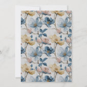 Bloemenkroon Paardenschoen Monogram Save The Date (Achterkant)