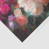 Bloemenkroon Tijger Sinaasappel Vintage Couch Deco Tissuepapier (Detail)