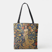 Bloemenkroon Tote Bag (Achterkant)