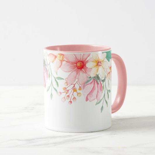 Bloemenkruik Mok (Voorkant rechts)