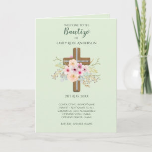 Bloemenkruis BAUTIZO Doop Baptism Programma