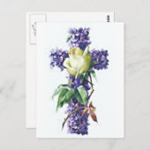  bloemenkruis briefkaart (Voorkant / Achterkant)