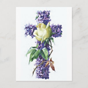 bloemenkruis briefkaart