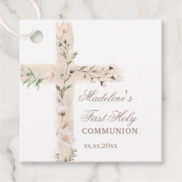 Bloemenkruis Eerste Communie Bedankjes Labels