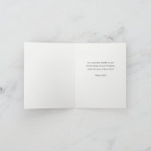   Bloemenkruis Gepersonaliseerd Pasen Feestdagen Kaart (Binnen)