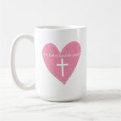 Bloemenkruis Johannes 3:16 Tweezijdig Koffiemok (Links)