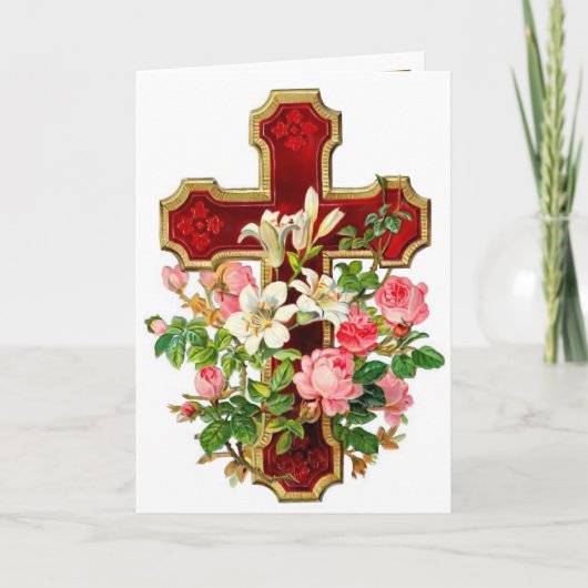 Bloemenkruis Kaart (Voorkant)