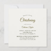 Bloemenkruis Katholieke Doop Kaart (Achterkant)