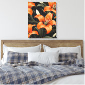 BLOEMENKUNST #1 CANVAS AFDRUK (Insitu (Slaapkamer))