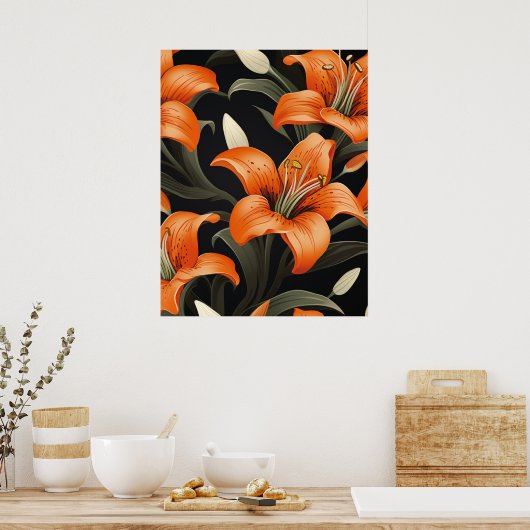 BLOEMENKUNST #1 POSTER (Keuken)