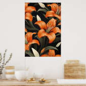 BLOEMENKUNST #1 POSTER (Keuken)