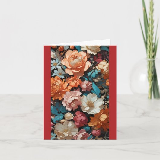 bloemenkunst bedankkaart (Voorkant)