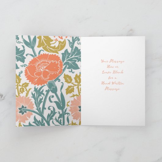  bloemenkunst & Jouw tekst, vs 2 Bedankkaart (Binnen)