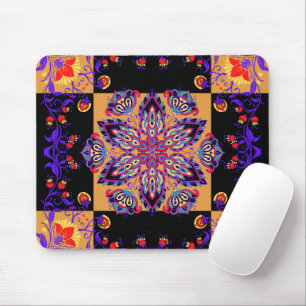 Bloemenkunst, Mehndi Violet Natuur Muismat