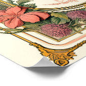  bloemenkunst nouveau poster (Hoek)