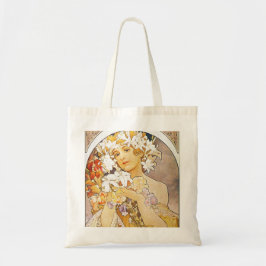  bloemenkunst nouveau tote bag