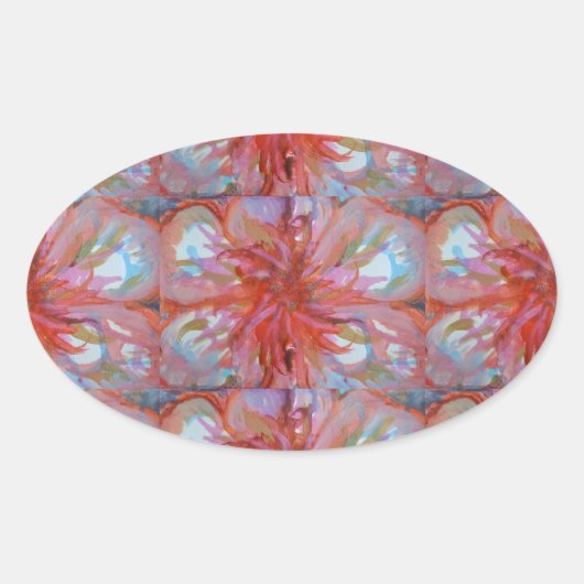 BLOEMENKUNST STICKERS VAN KUNSTENARES PAULA REILLY (Voorkant)