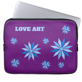 Bloemenkunst voor cadeau laptop sleeve