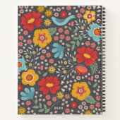 Bloemenkunstenaar Schetsboek met naam Notitieboek (Achterkant)