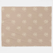bloemenkussen fleece deken (Voorkant (Horizontaal))