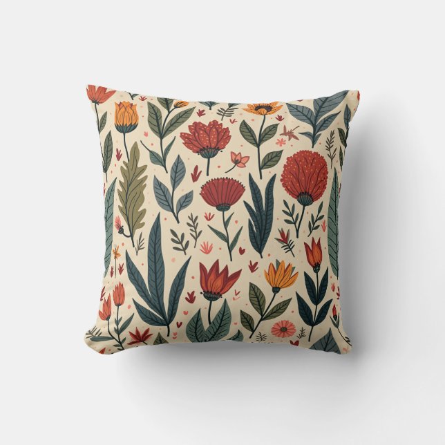 Bloemenkussen Kussen (Voorkant)