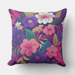 Bloemenkussen Midnight Garden Jewel Kussen
