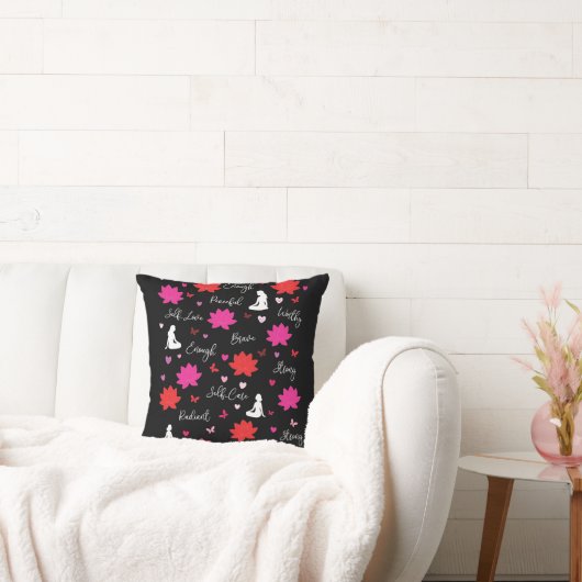 Bloemenkussen 'Self-Love' Kussen (Bank)