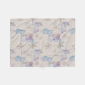 Bloemenkwekerij grillige print Baby deken (Voorkant (Horizontaal))