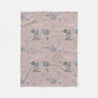 Bloemenkwekerij Print babydeken Fleece Deken