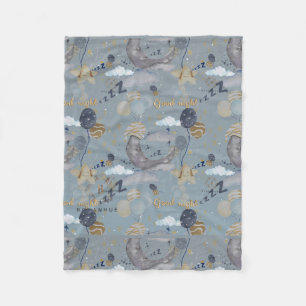 Bloemenkwekerij Print Fleece Baby deken