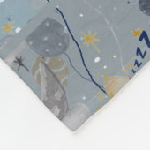 Bloemenkwekerij Print Fleece Baby deken (Hoek)