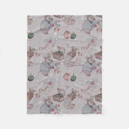 Bloemenkwekerij Vakantie print babydeken Fleece Deken (Voorkant)