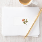  bloemenlabel - roze  Roos Etiket (Insitu)