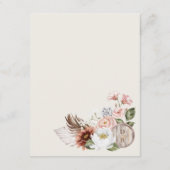 Bloemenland Westerne bruiloft Weekend Route Informatiekaartje (Achterkant)